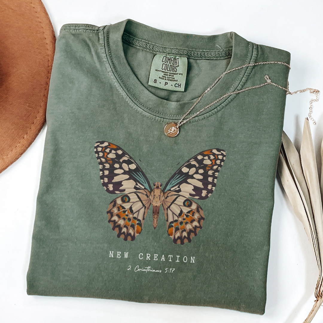 New Creation Butterfly Tee