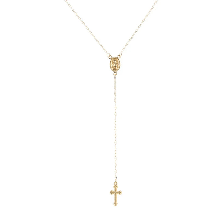 Vintage Cross Pendant Necklace