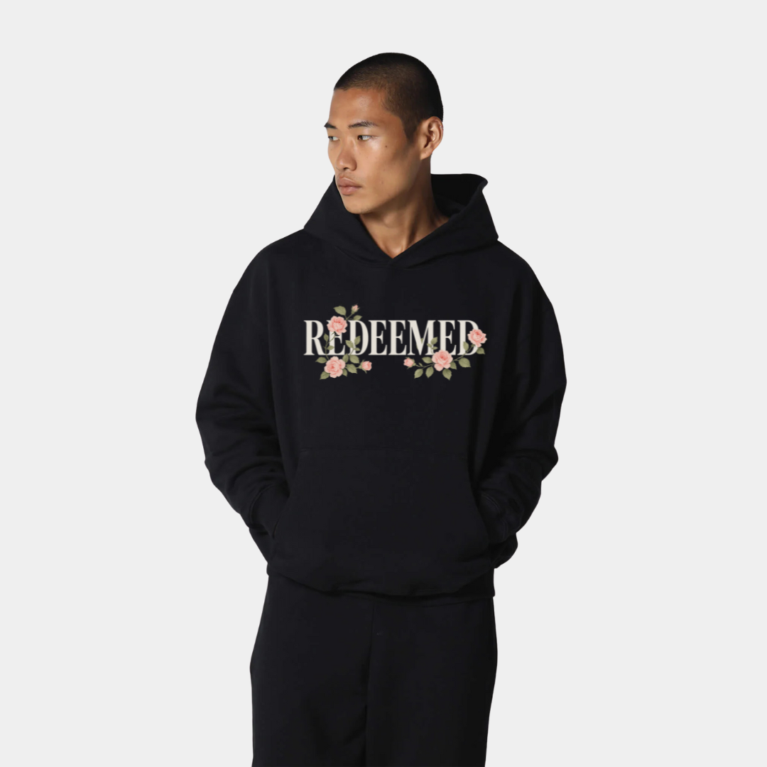 Redeemed Floral Oversized Hoodie