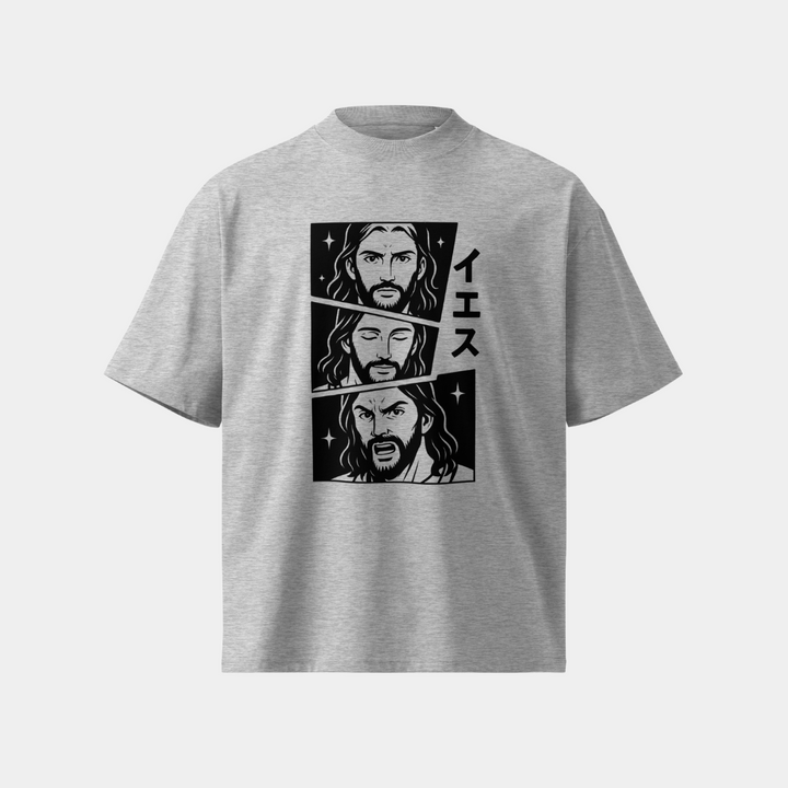 Jesus Anime Japanese Oversized T-Shirt