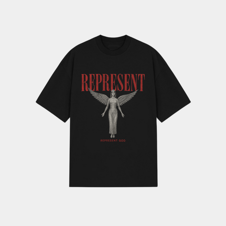 Represent God Angel Graphic T-Shirt