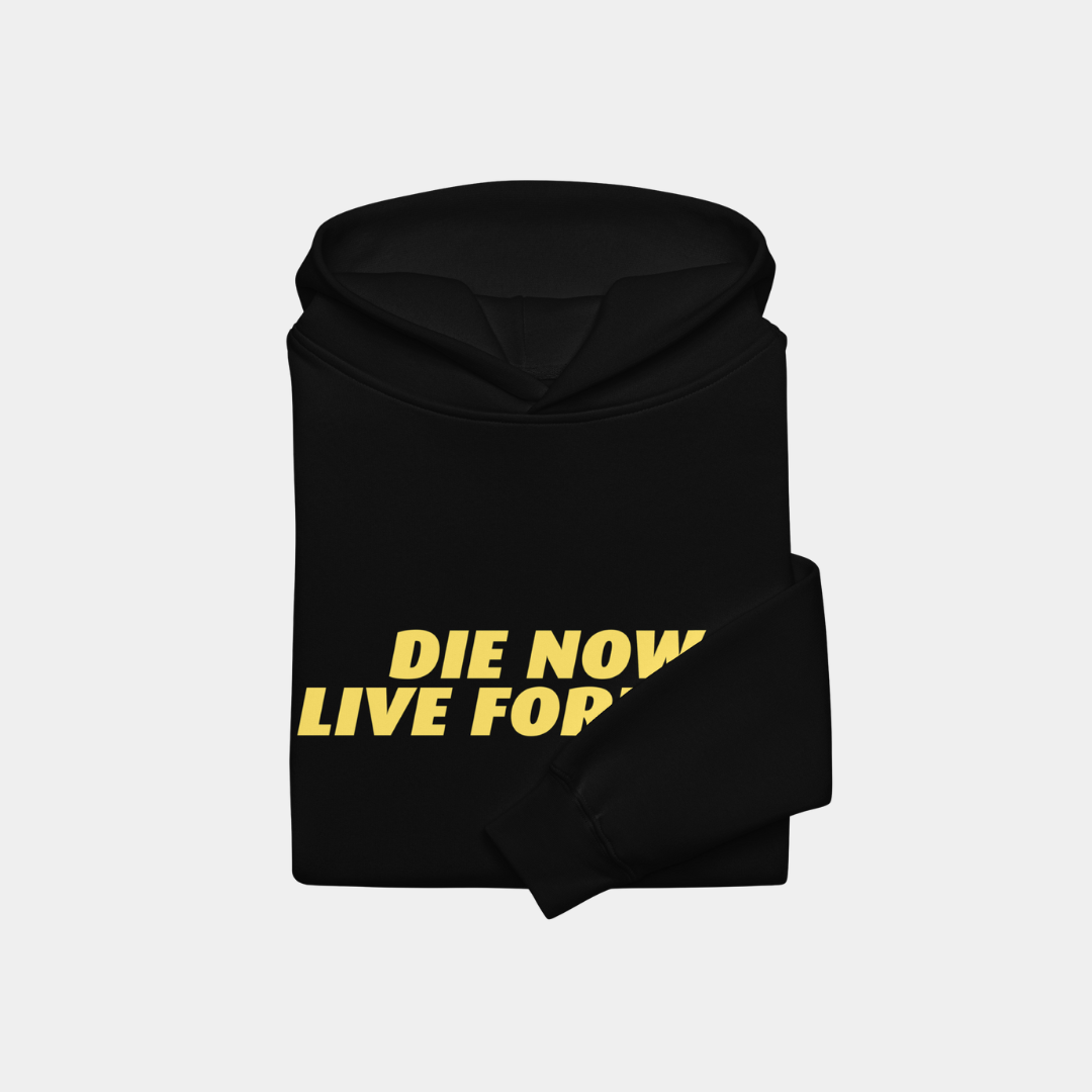 Die Now Live Forever Oversized hoodie